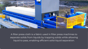 purpose of a filter press cloth